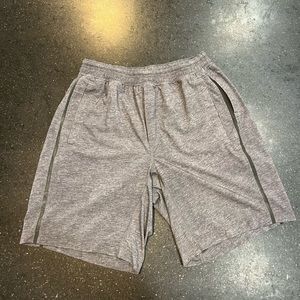 Grey Lululemon pacebreaker shorts size M
